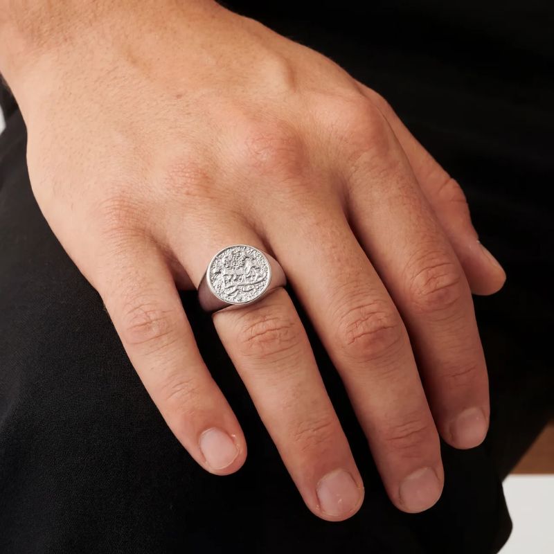 Hammered 1 of 1 Ring