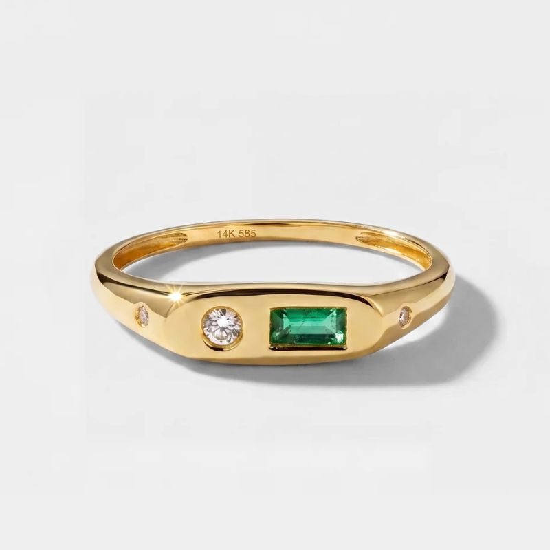 Saint Emerald Ring