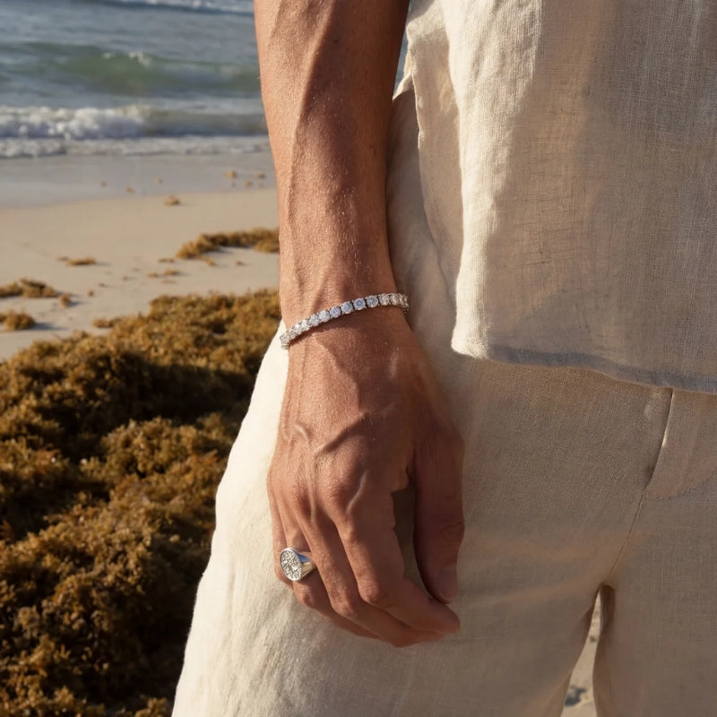 Tennis Bracelet - 5mm - White