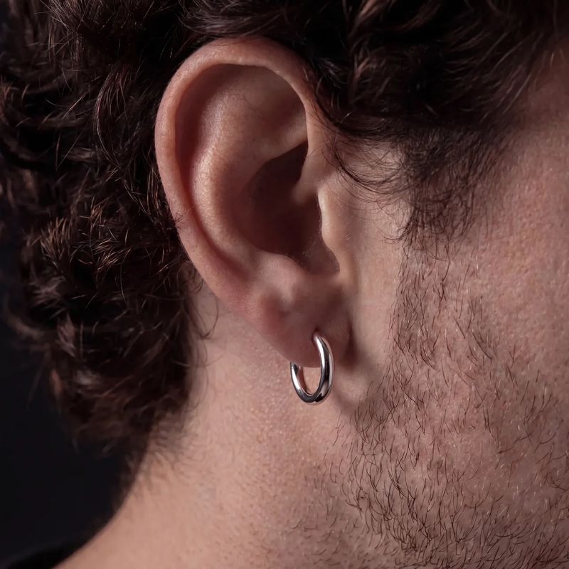Round Hoop Earrings