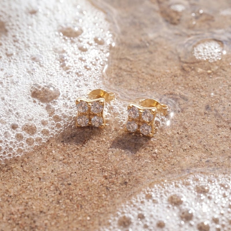 Diamond Stud Earrings - Clara Mini | Monrich