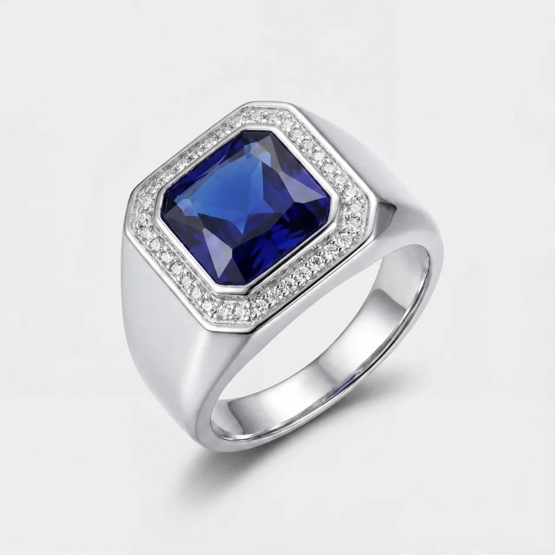 Square Cut Stone Ring