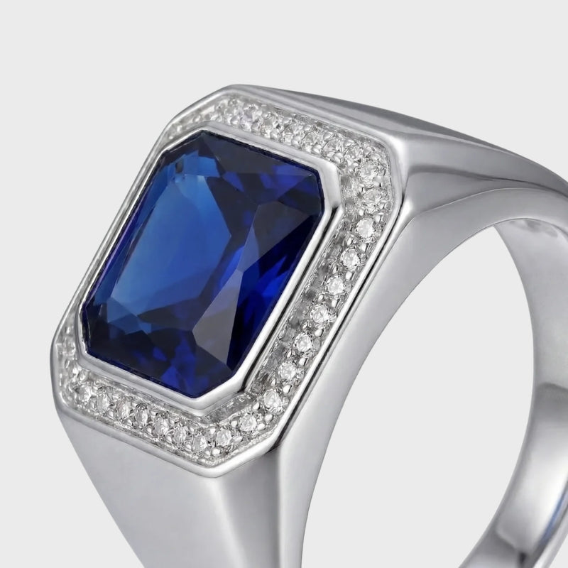 Square Cut Stone Ring