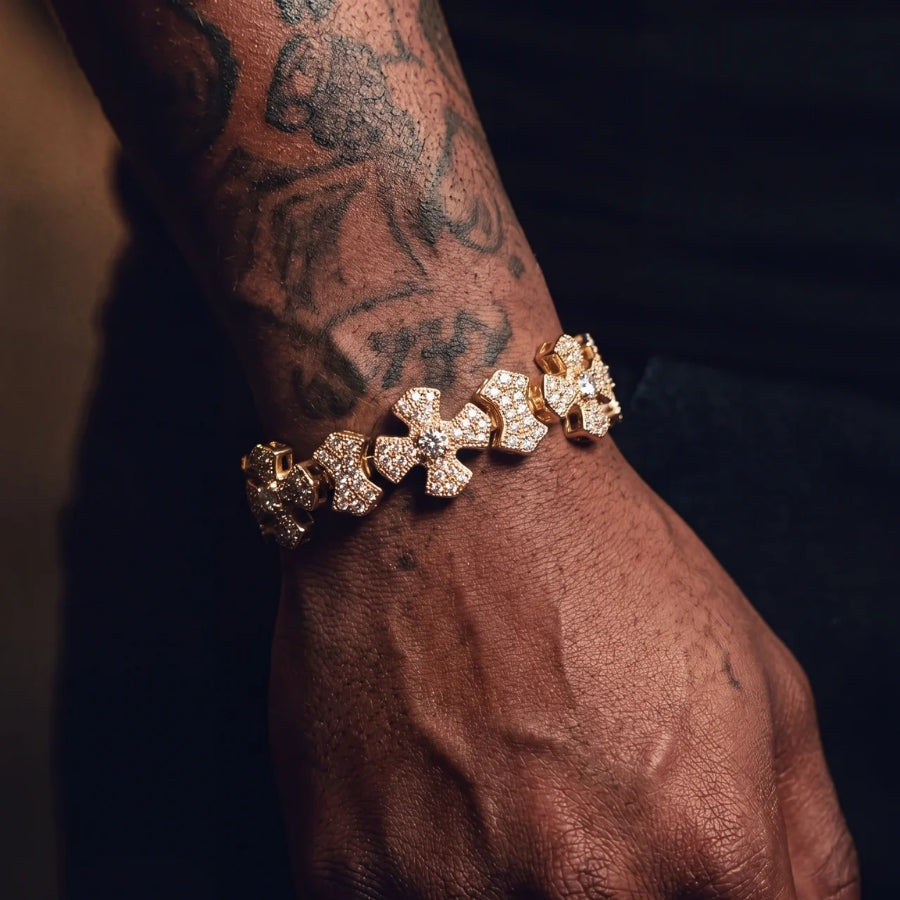 Sovereign Cross Eternity Bracelet