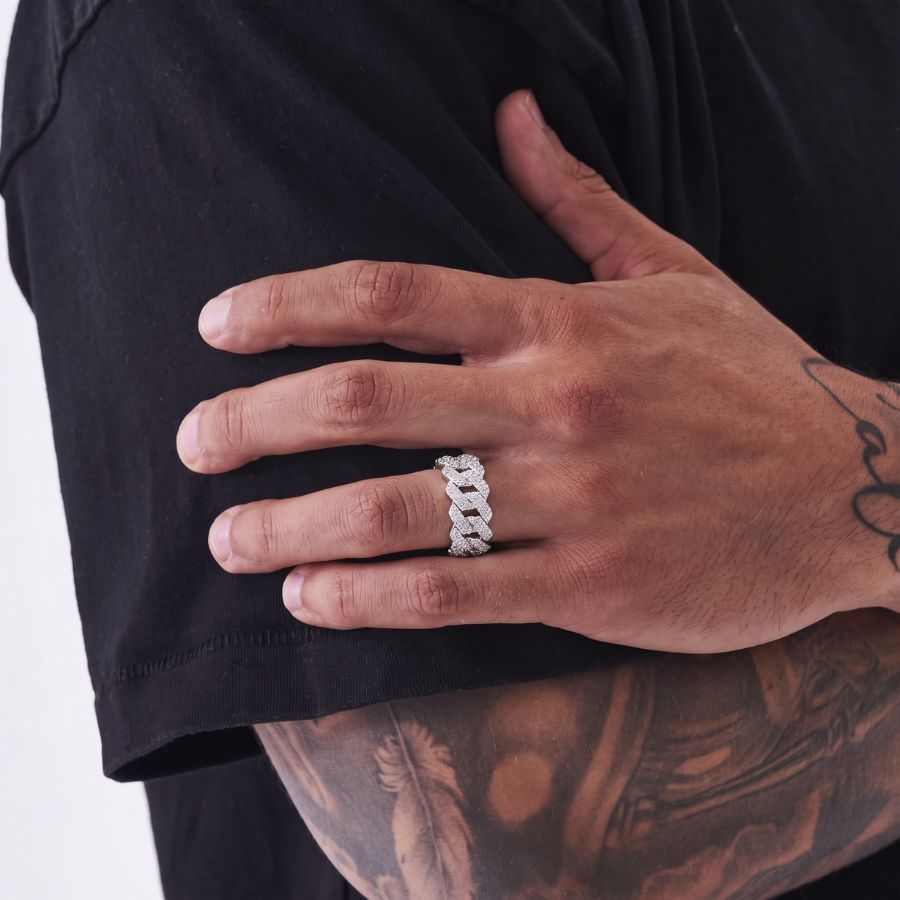 Spectre Iced Cuban Ring