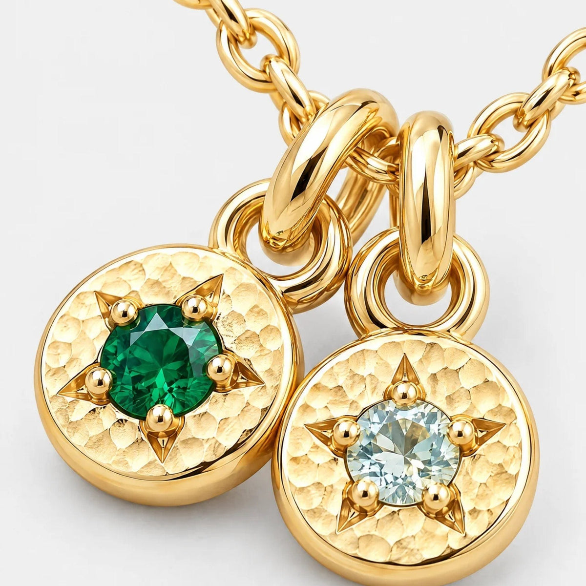 Star Charm Custom Birthstone Necklace | Monrich