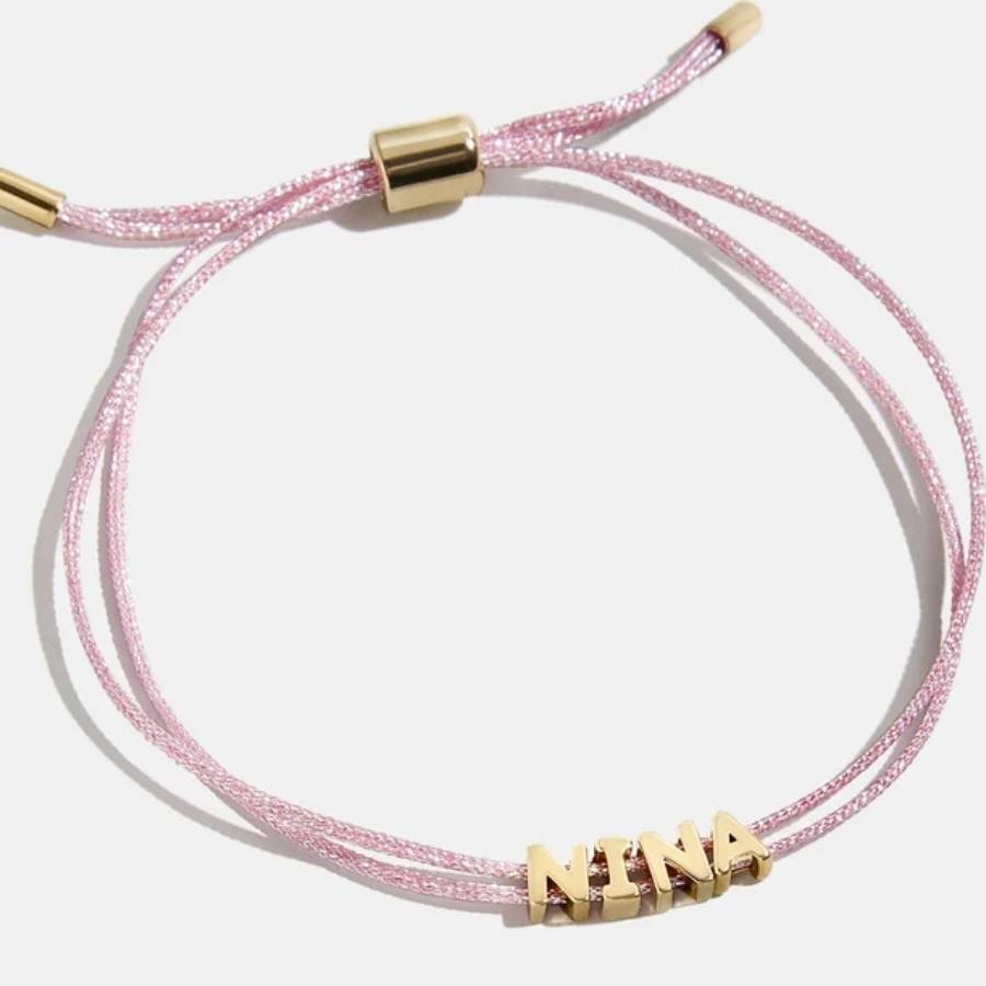 Tie One On Custom Cord Bracelet#Cord Colour_Pink