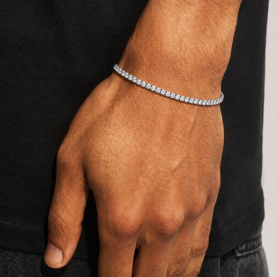 Thin Tennis Bracelet