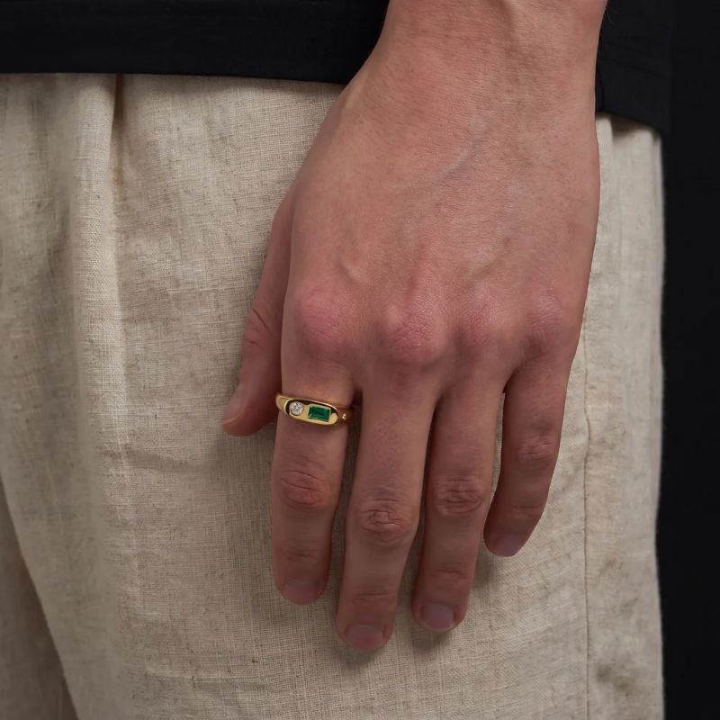Saint Emerald Ring