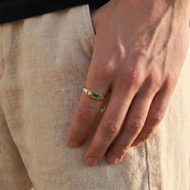 Saint Emerald Ring