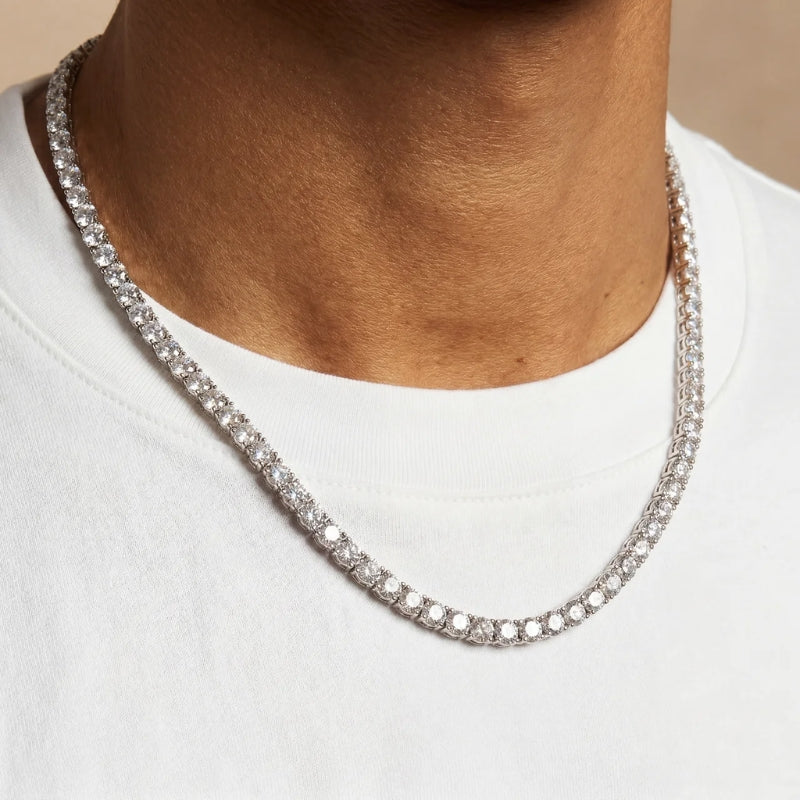 Tennis Chain - 5mm - White