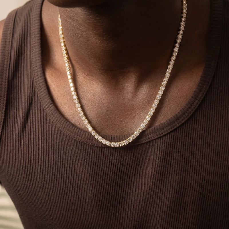 Gold Tennis Chain - 5mm