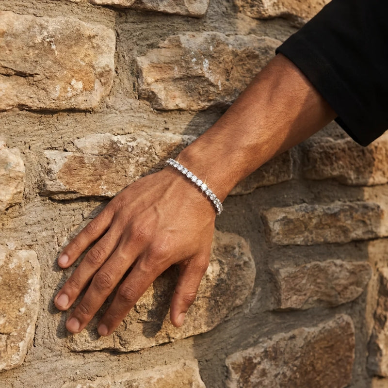 Tennis Bracelet - 5mm - White