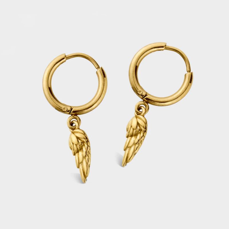 Wings Gold Earrings