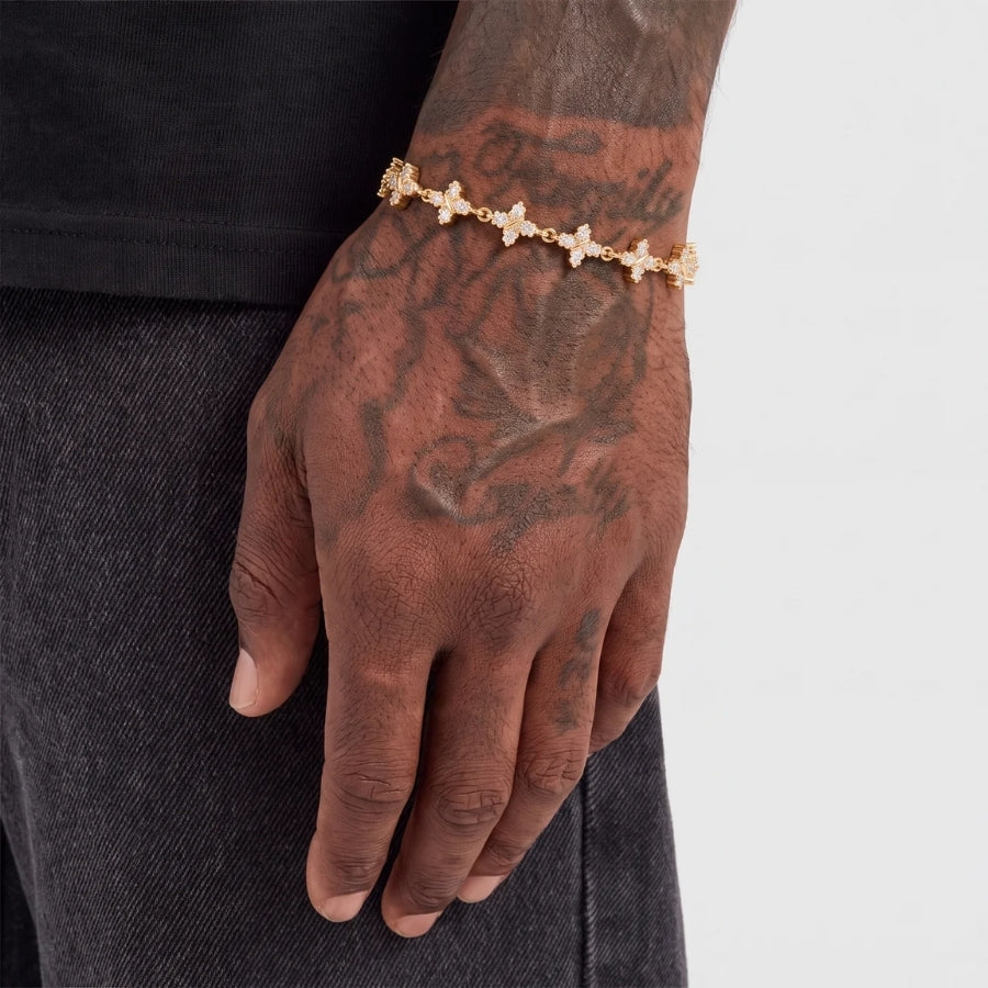 Celestial Flower Tennis Bracelet