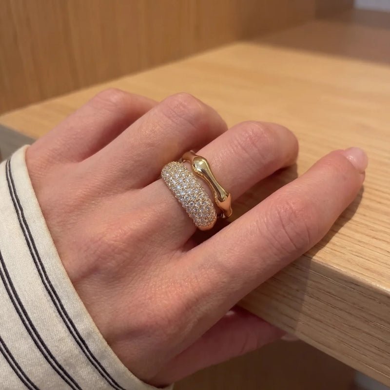 Cocktail Ring - Full Pavé Dome CZ | Monrich
