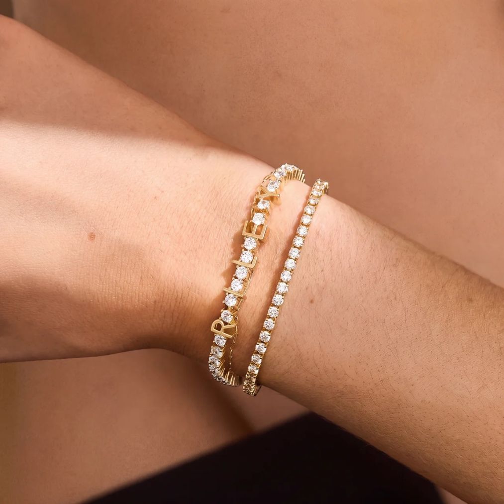 Custom Name Tennis Bracelet | Monrich