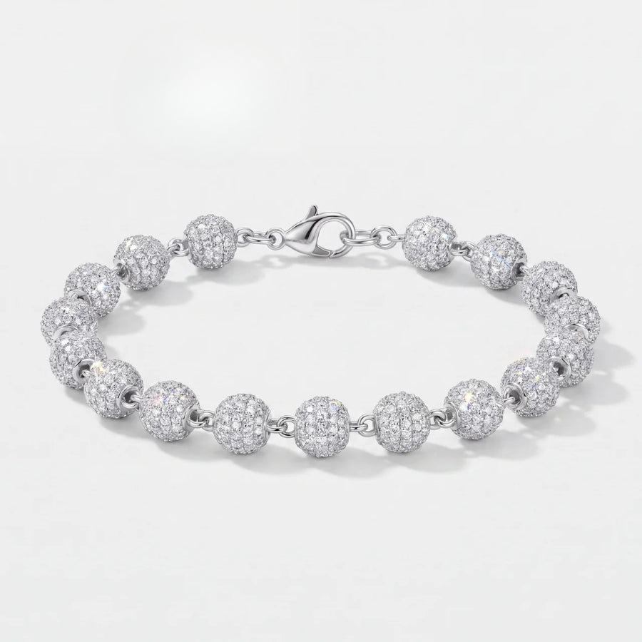 Glacier Iced Bead Bracelet