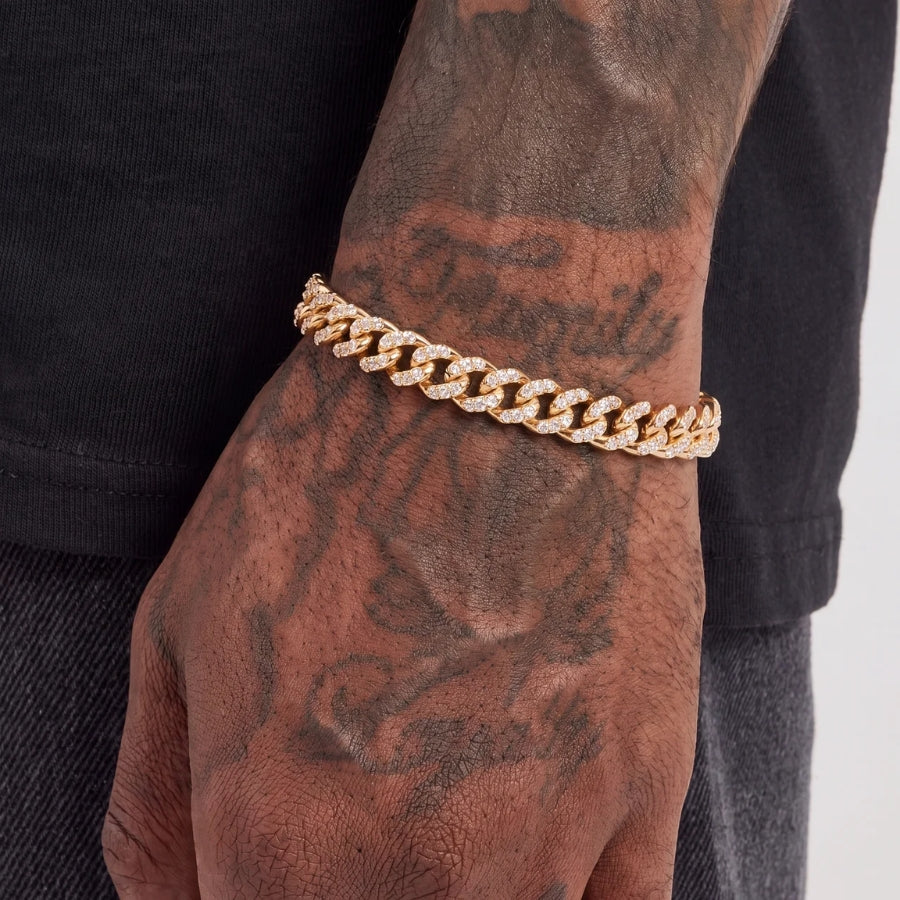 Iced Cuban Bracelet - Gold