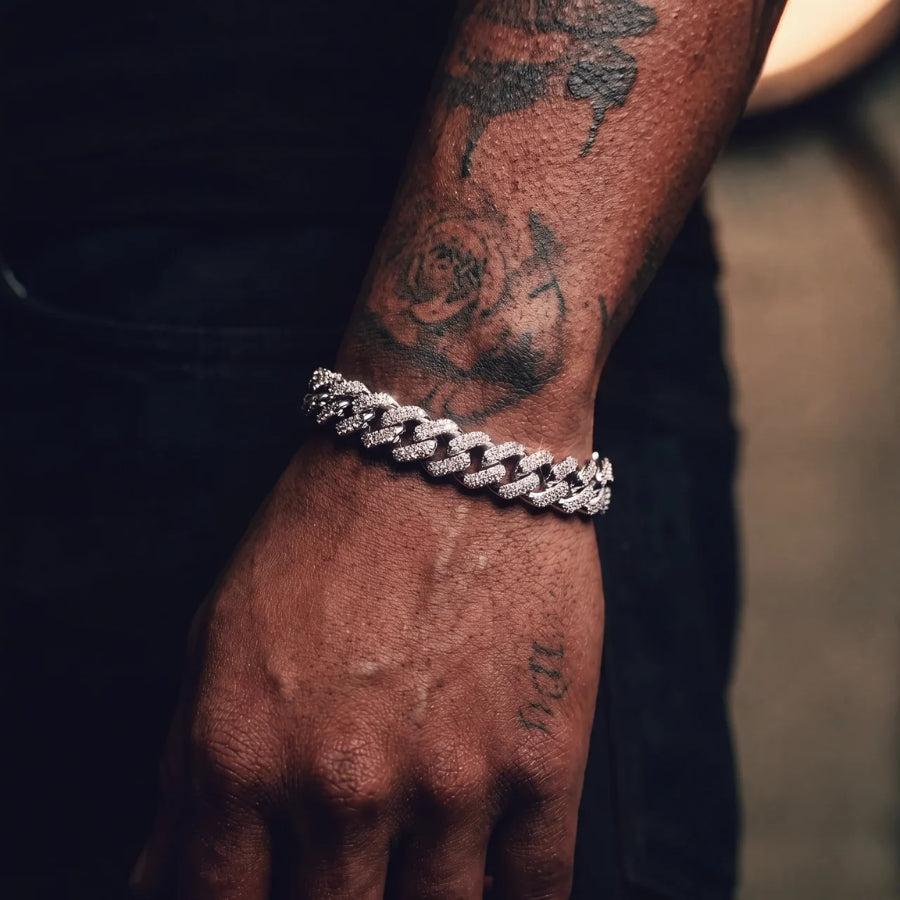 Iced Prong Cuban Bracelet