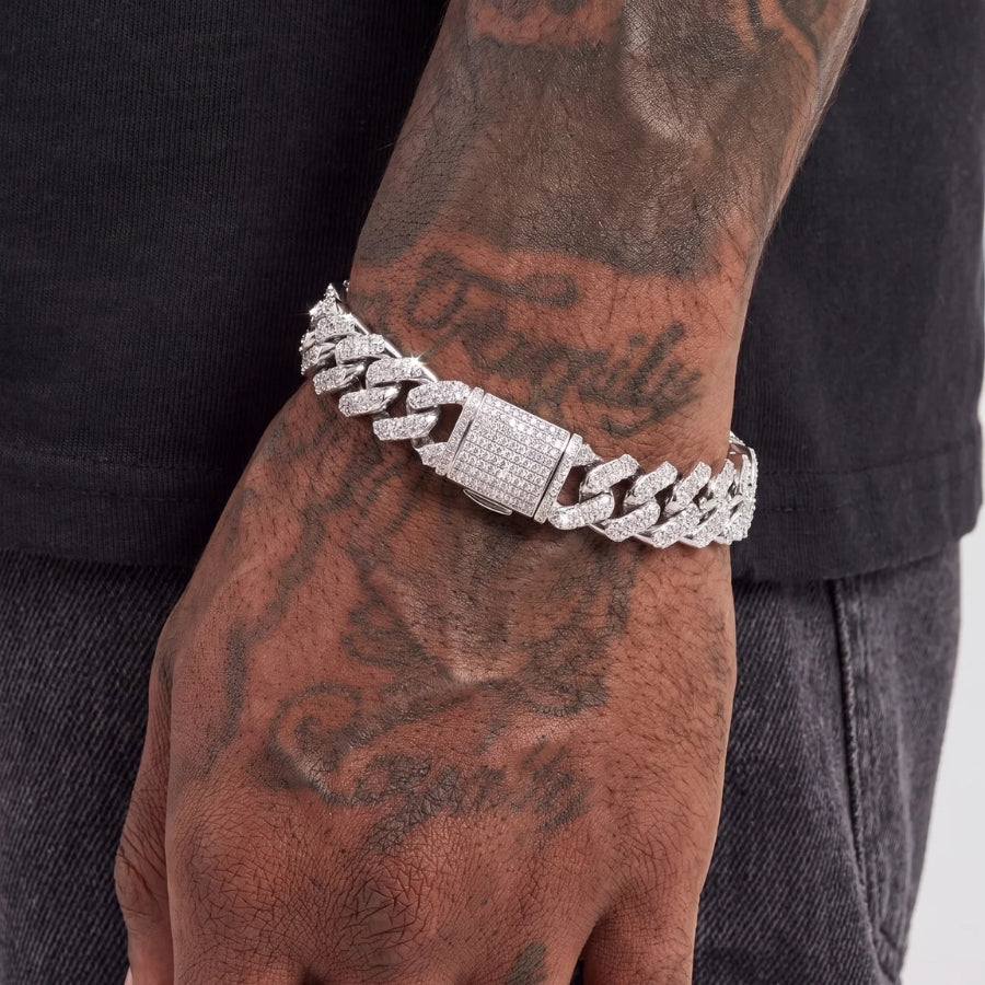 Iced Prong Cuban Bracelet