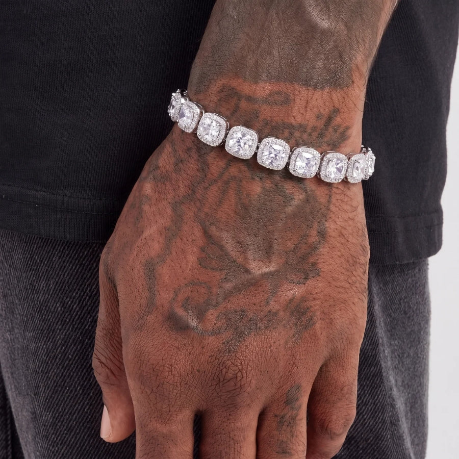Regent Clustered Tennis Bracelet