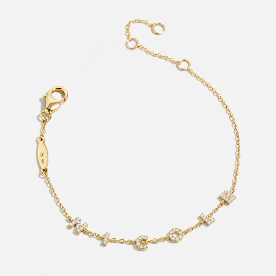 Spell It Out Custom Name Bracelet#Style_Pavé