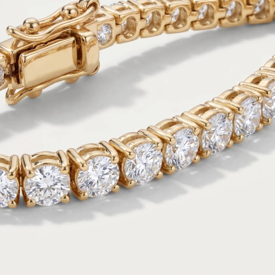 Thin Tennis Bracelet side view