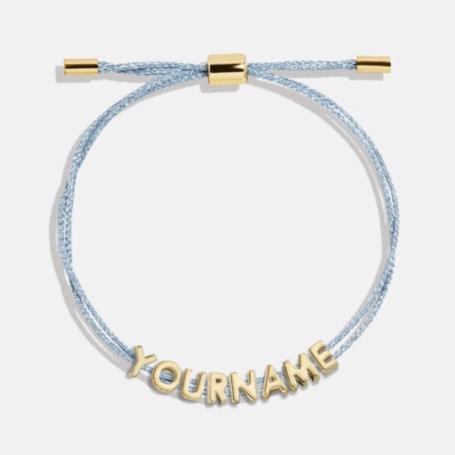 Tie One On Custom Cord Bracelet#Cord Colour_Light Blue